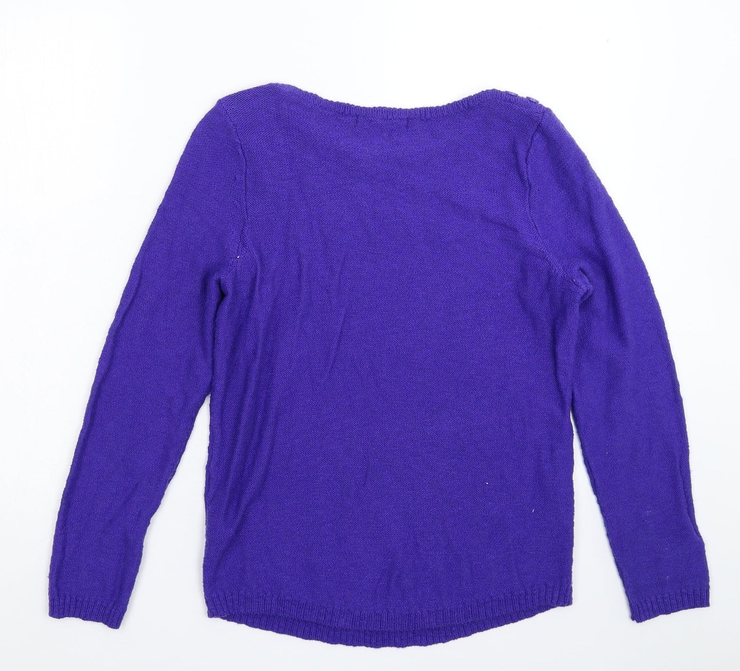 Womens UK Size XS Bonmarché Blue Pullover Jumper
