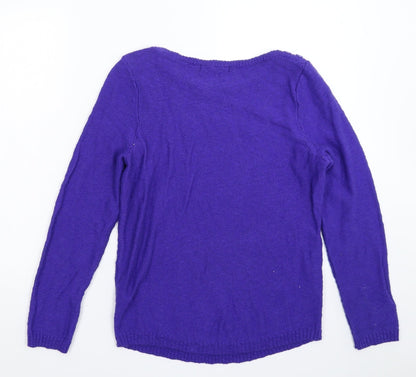 Womens UK Size XS Bonmarché Blue Pullover Jumper