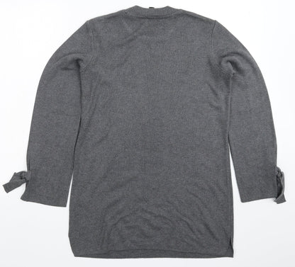 Womens UK Size 6 Dorothy Perkins Grey Pullover Jumper