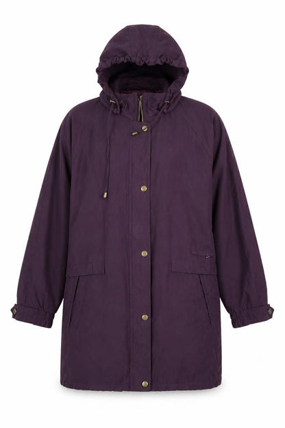 Womens UK Size 10 BHS Purple Parka Coat