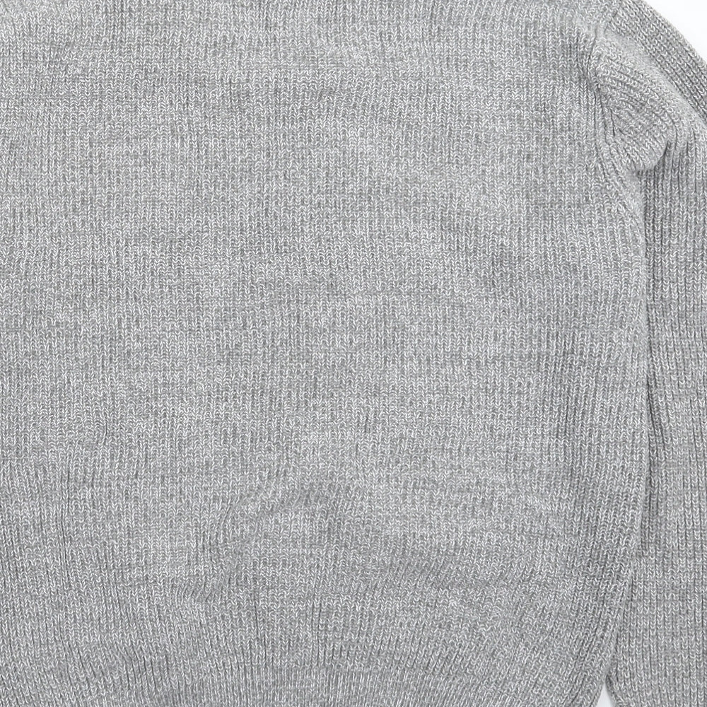 Spider Womens Grey  Knit Pullover Jumper Size XL