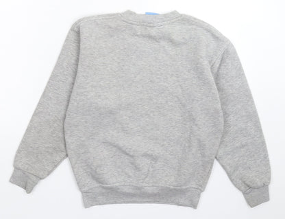 Uneek Boys Grey   Pullover Sweatshirt Size 9-10 Years