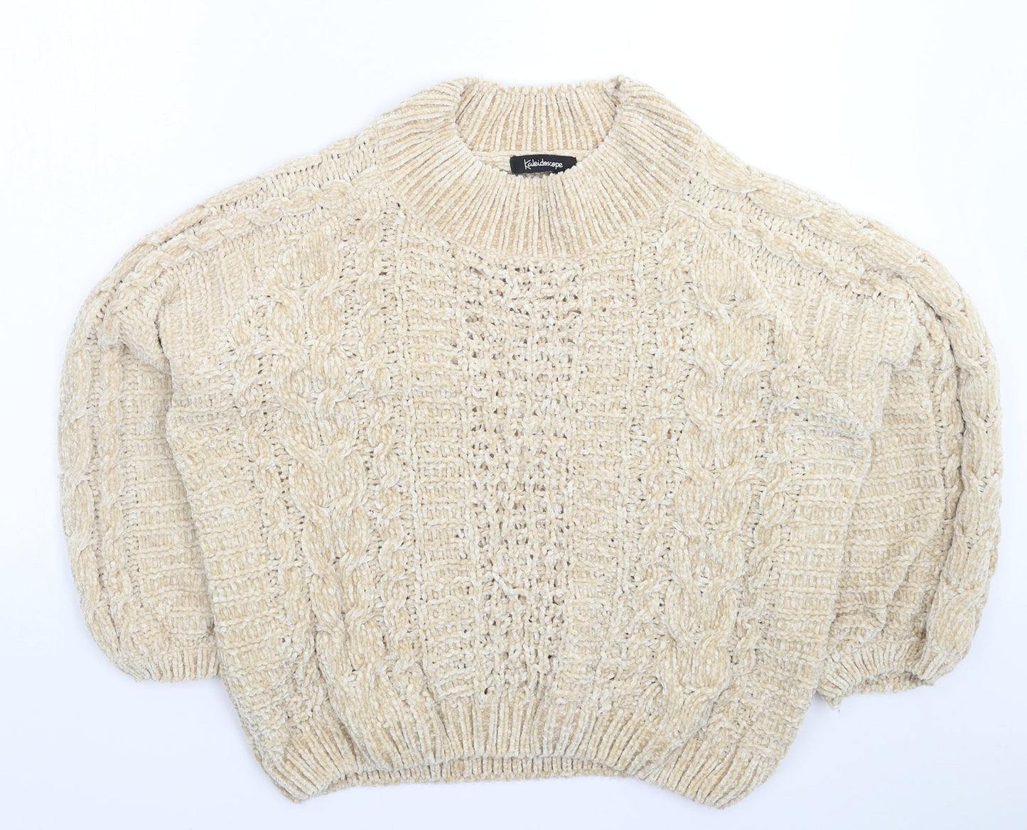 Womens UK Size 18 Kaleidoscope Beige Pullover Jumper