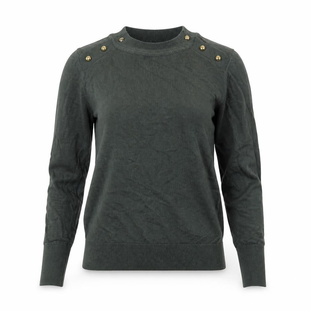Womens UK Size XS H&M Green Pullover Jumper