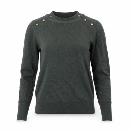 Womens UK Size XS H&M Green Pullover Jumper