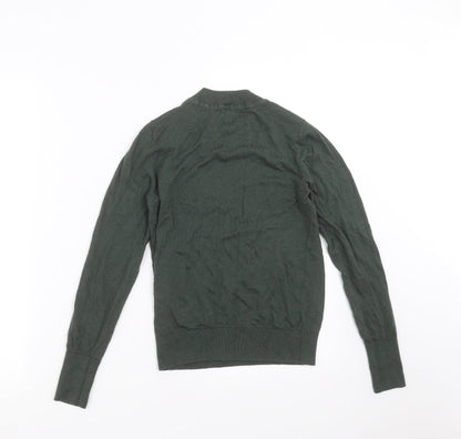 Womens UK Size XS H&M Green Pullover Jumper
