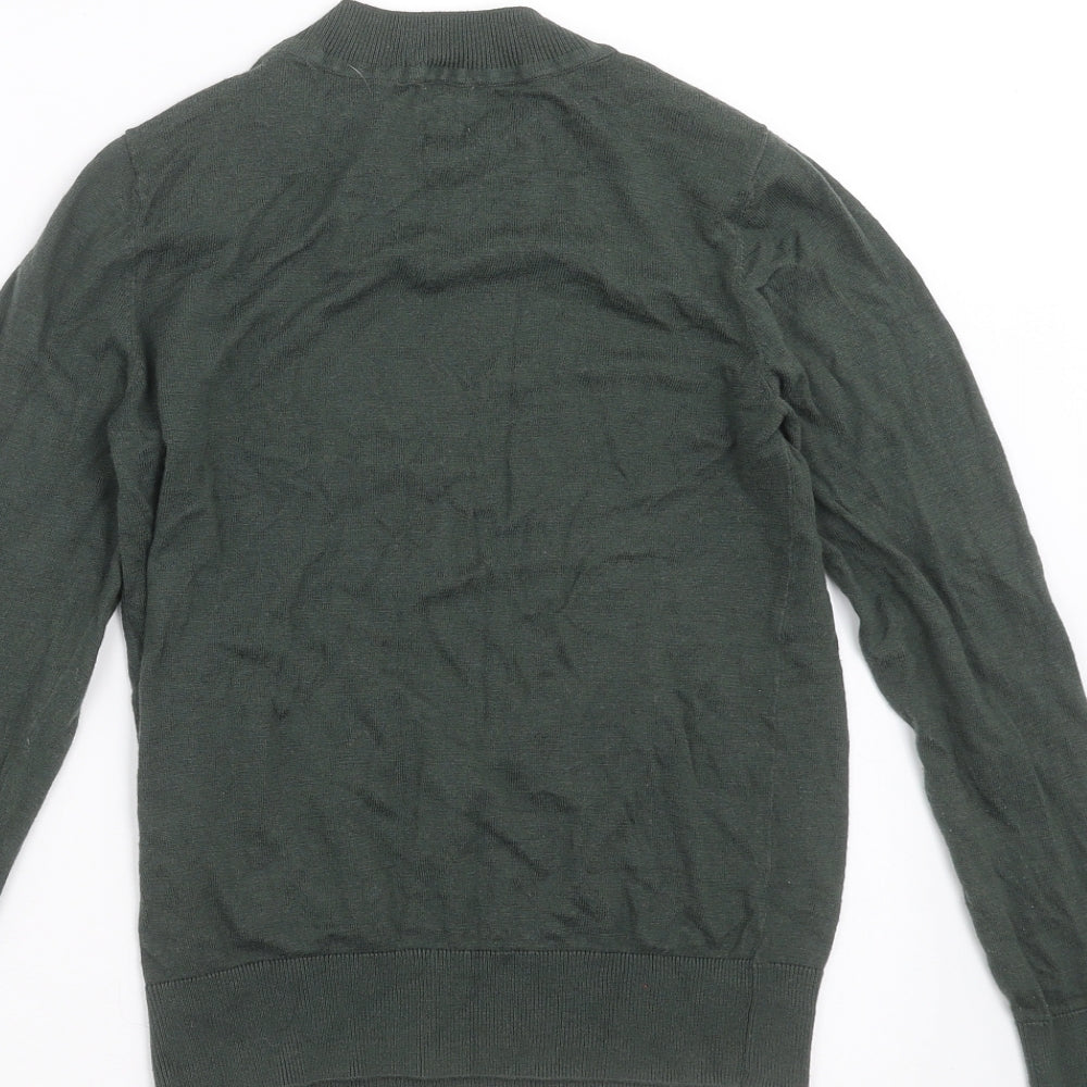 Womens UK Size XS H&M Green Pullover Jumper