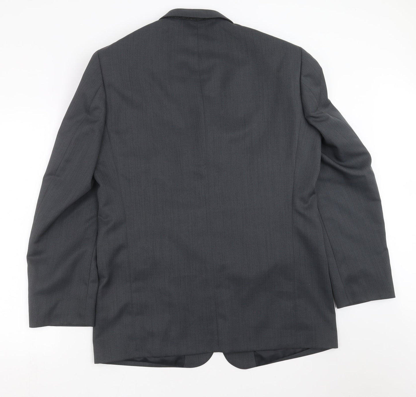 Mens UK Size 42 ZANTOS Regular Grey Suit Jacket