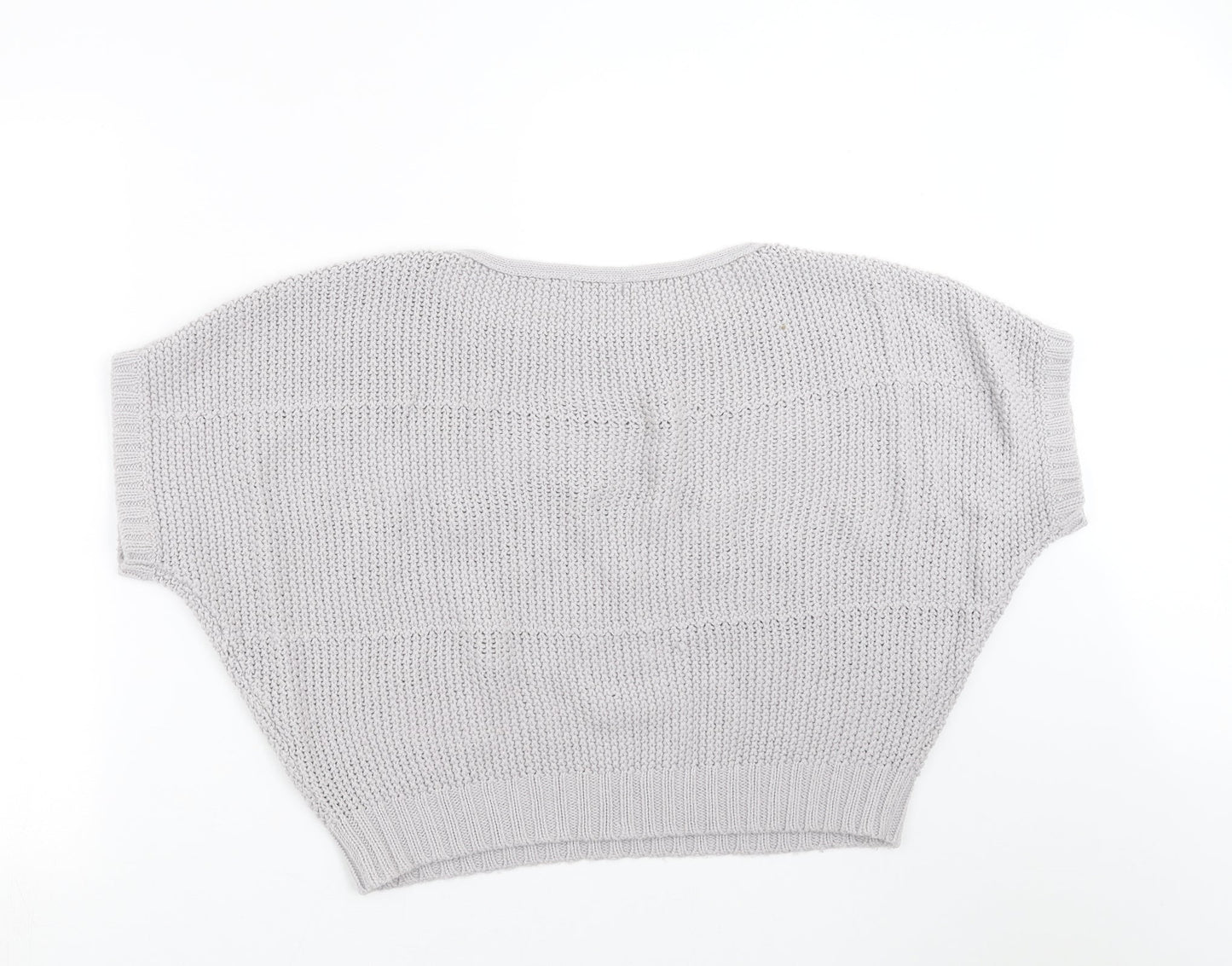 TU Womens Grey  Knit Pullover Jumper Size 12