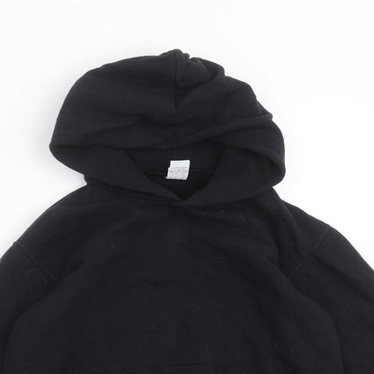 Fruit of the Loom Boys Black   Pullover Hoodie Size 9-10 Years