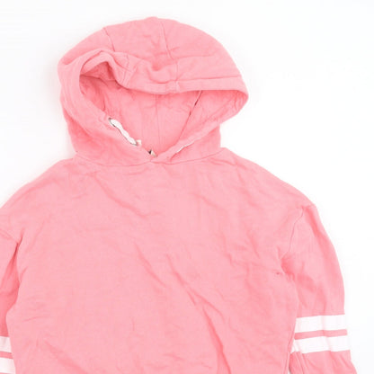Miss Evie  Girls Pink   Pullover Hoodie Size 11-12 Years  - cropped