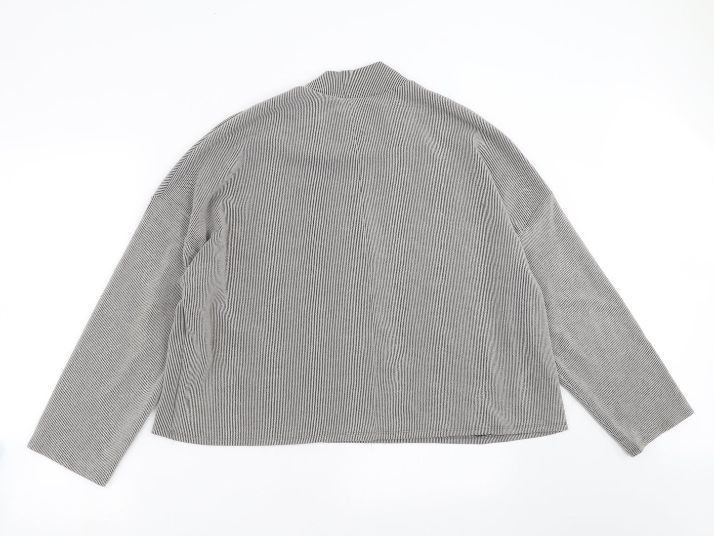 George Womens Grey Striped  Pullover Jumper Size 14