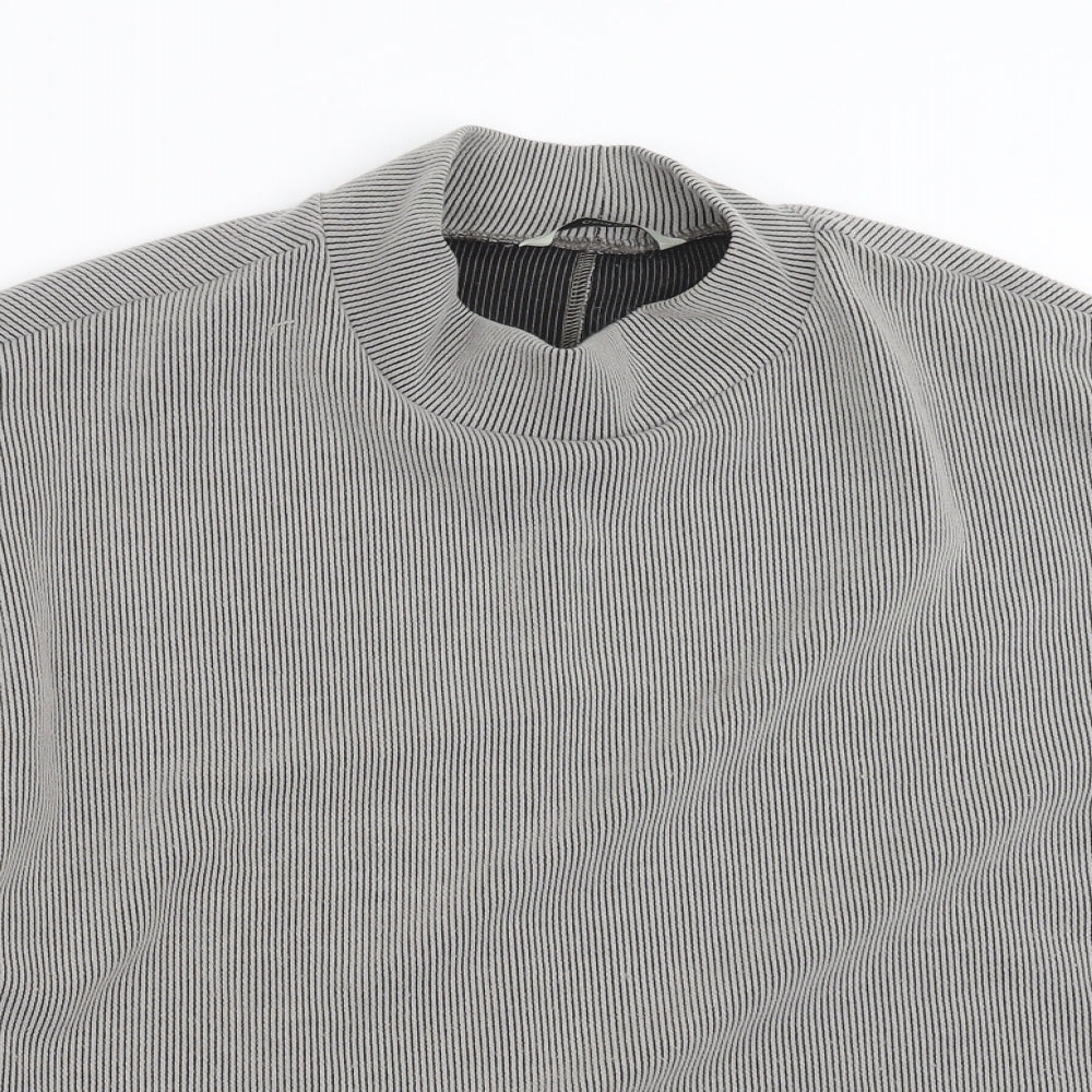 George Womens Grey Striped  Pullover Jumper Size 14