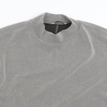 George Womens Grey Striped  Pullover Jumper Size 14
