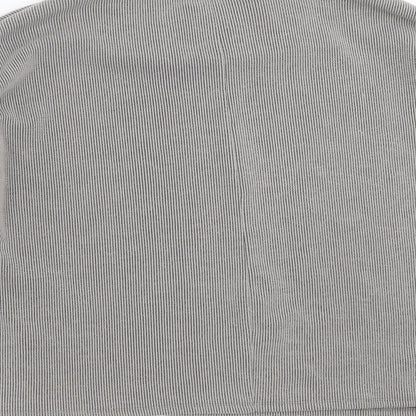 George Womens Grey Striped  Pullover Jumper Size 14