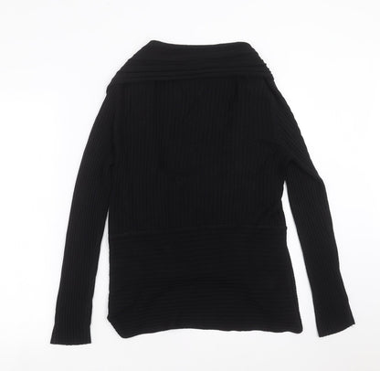 Womens UK Size M BM Black Cardigan Jumper