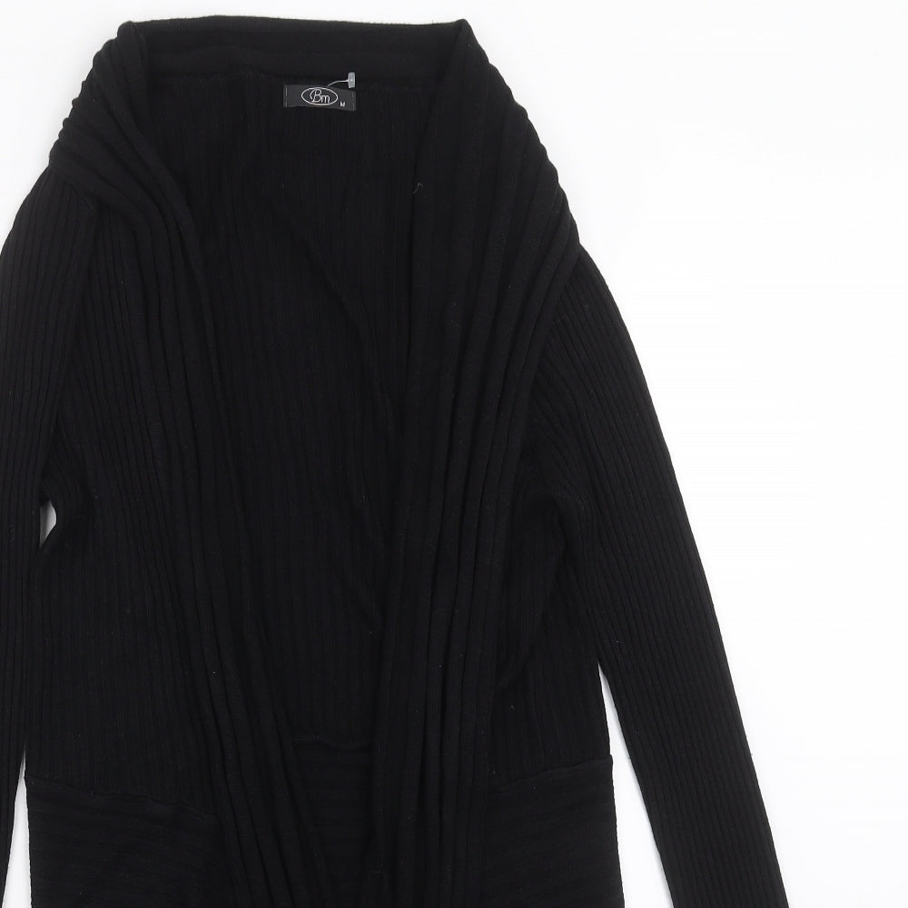 Womens UK Size M BM Black Cardigan Jumper