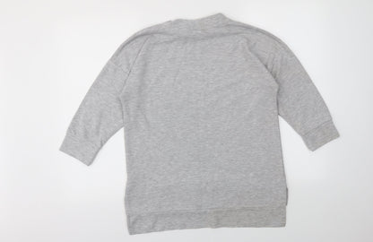 Womens UK Size 12 Peacocks Grey Pullover Jumper