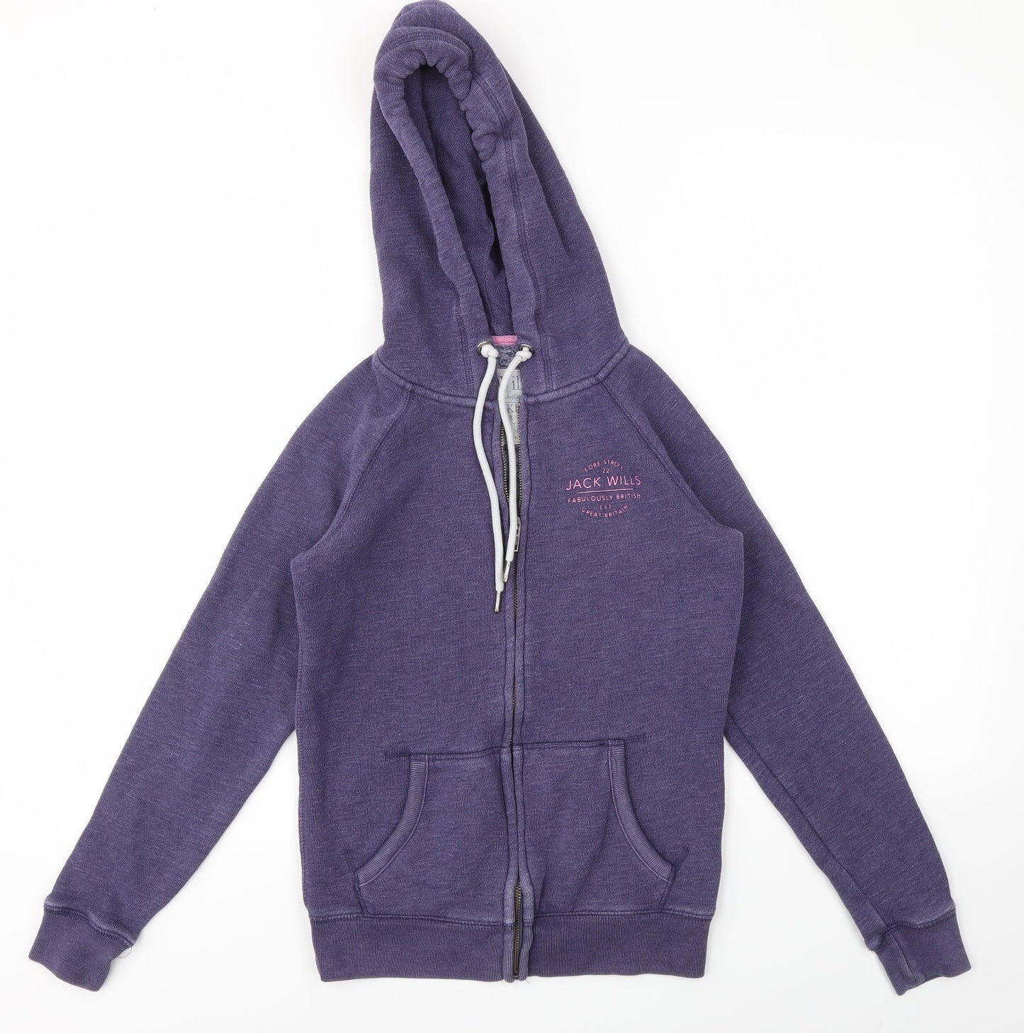 Jack Wills Womens Purple   Full Zip Jumper Size 6