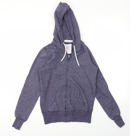 Womens UK Size 8 New Look Blue Full Zip Jumper
