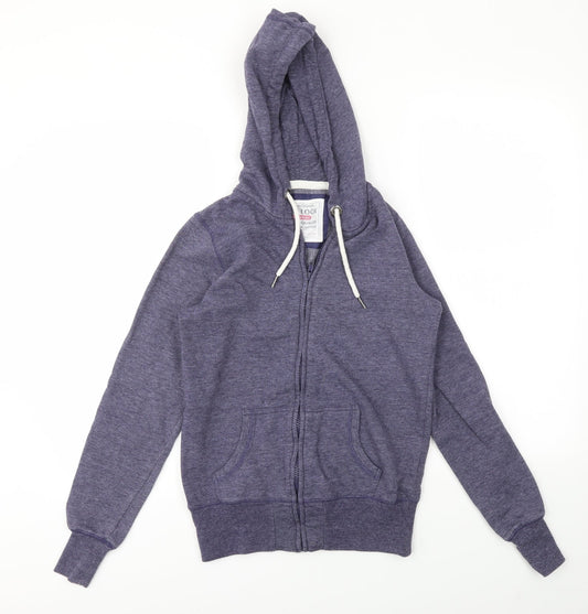Womens UK Size 8 New Look Blue Full Zip Jumper