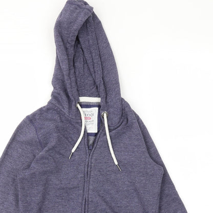 Womens UK Size 8 New Look Blue Full Zip Jumper