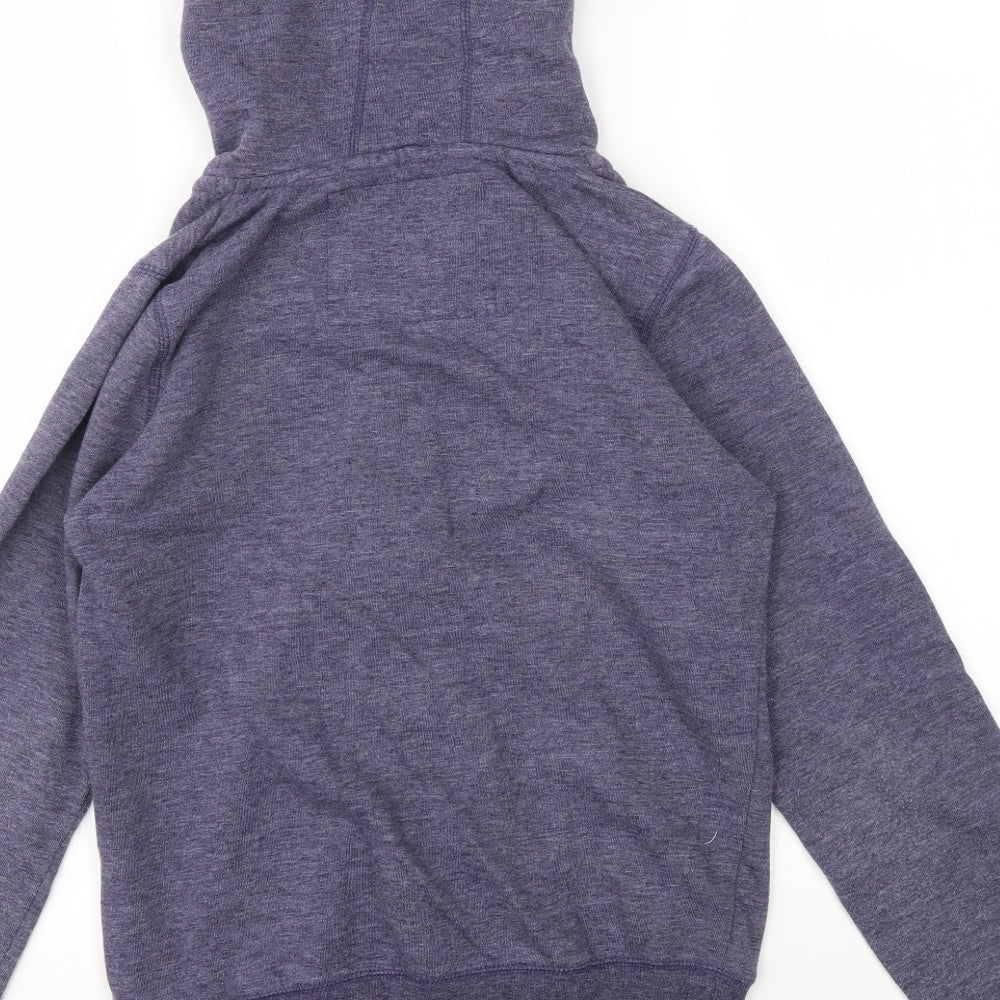 Womens UK Size 8 New Look Blue Full Zip Jumper