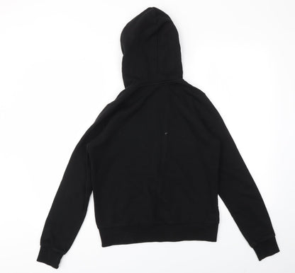 Womens UK Size S H&M Black Full Zip Jumper