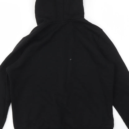Womens UK Size S H&M Black Full Zip Jumper
