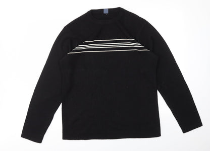 Mens UK Size XL Easy Black Pullover Sweatshirt
