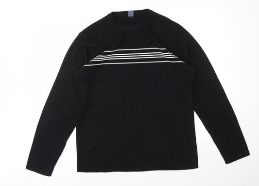 Mens UK Size XL Easy Black Pullover Sweatshirt