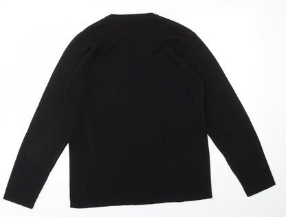 Mens UK Size XL Easy Black Pullover Sweatshirt