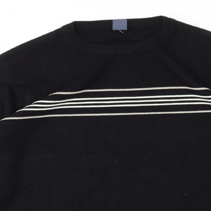 Mens UK Size XL Easy Black Pullover Sweatshirt