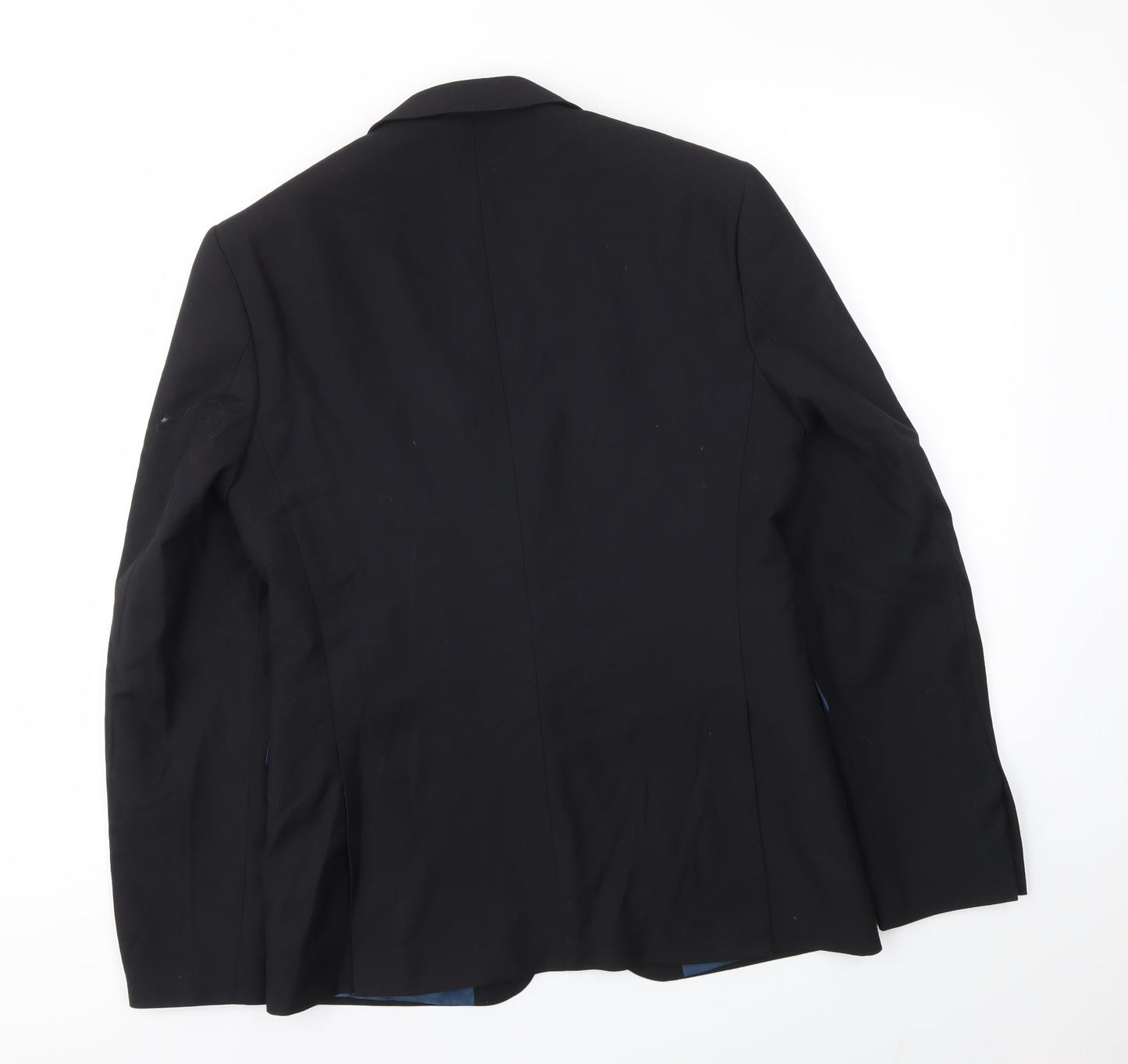 Mens UK Size 38 Burton Regular Black Suit Jacket