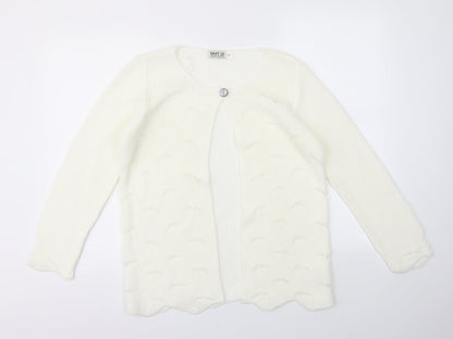 Womens UK Size M ENVY US Ivory Cardigan Jumper