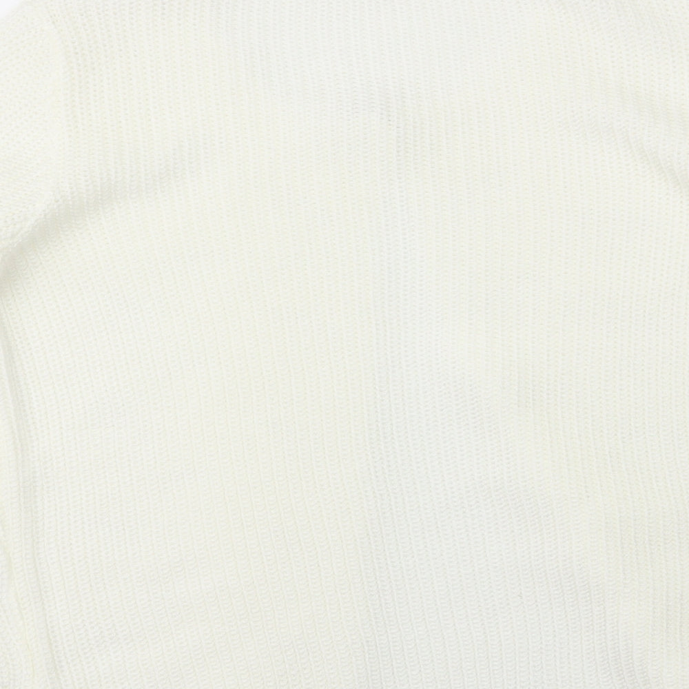 Womens UK Size M ENVY US Ivory Cardigan Jumper
