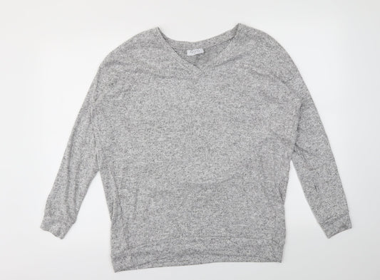 Womens UK Size 10 Matalan Grey Pullover Jumper