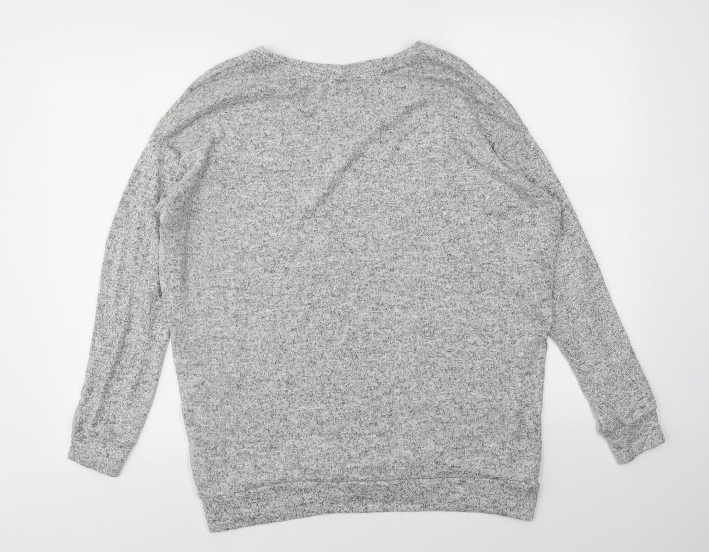 Womens UK Size 10 Matalan Grey Pullover Jumper