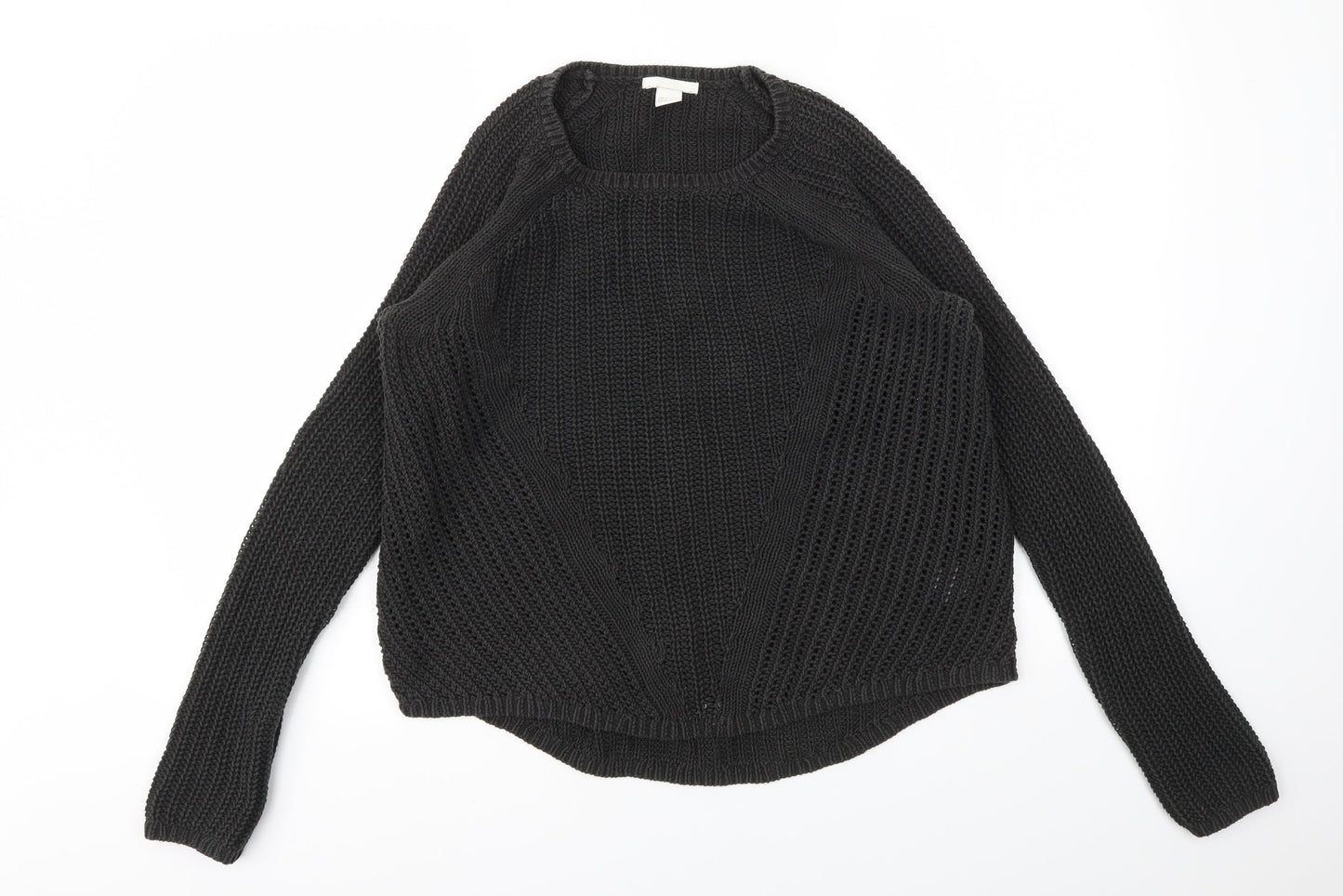 Womens UK Size S H&M Green Pullover Jumper