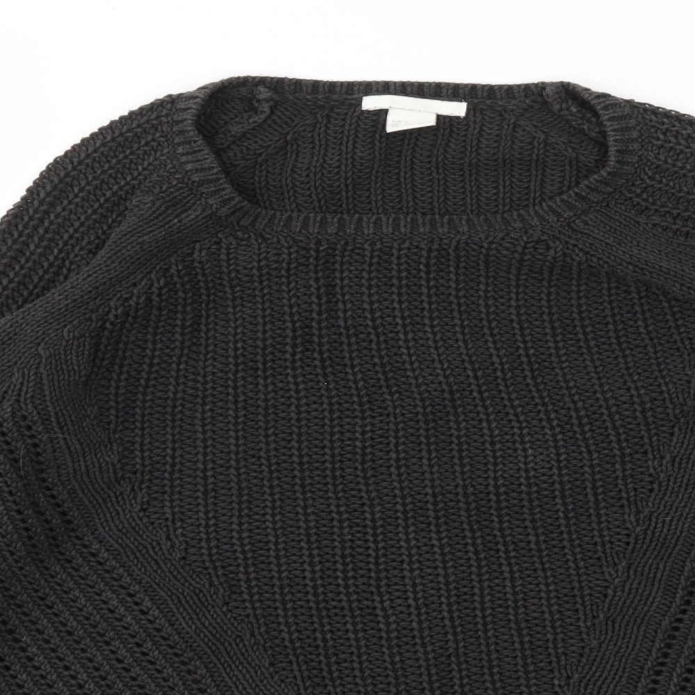 Womens UK Size S H&M Green Pullover Jumper