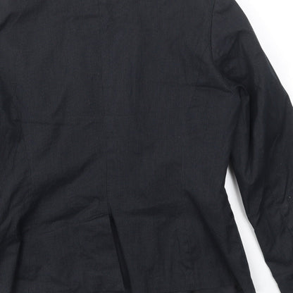 H&M Womens Blue   Jacket Blazer Size 10