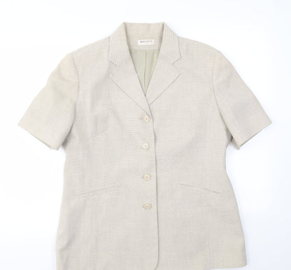 Bonmarché Womens Beige   Jacket Blazer Size 16