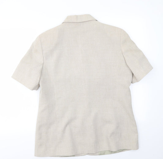 Bonmarché Womens Beige   Jacket Blazer Size 16