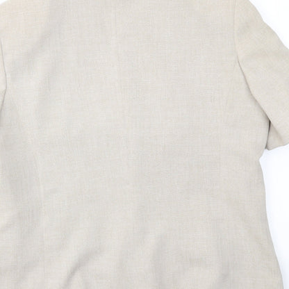 Bonmarché Womens Beige   Jacket Blazer Size 16