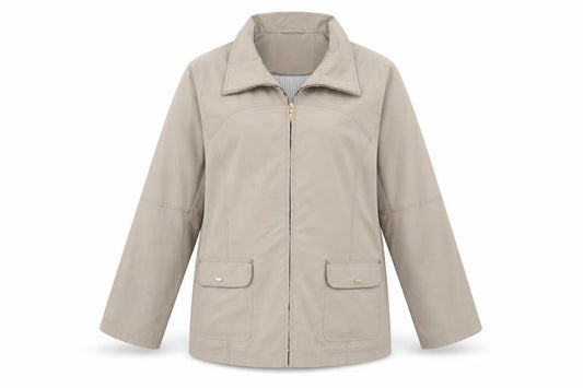 Womens UK Size L BM Beige Jacket