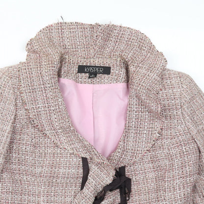 Kasper Womens Orange   Jacket Blazer Size M