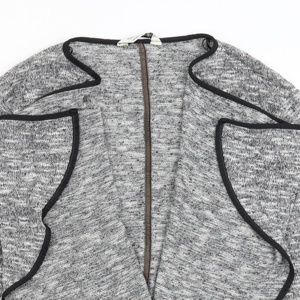 Womens UK Size M Miss Selfridge Grey Cardigan Jumper
