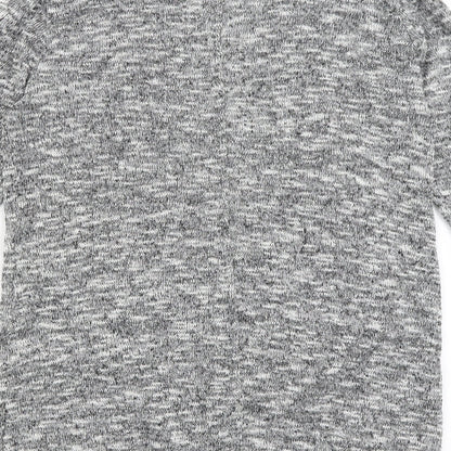 Womens UK Size M Miss Selfridge Grey Cardigan Jumper
