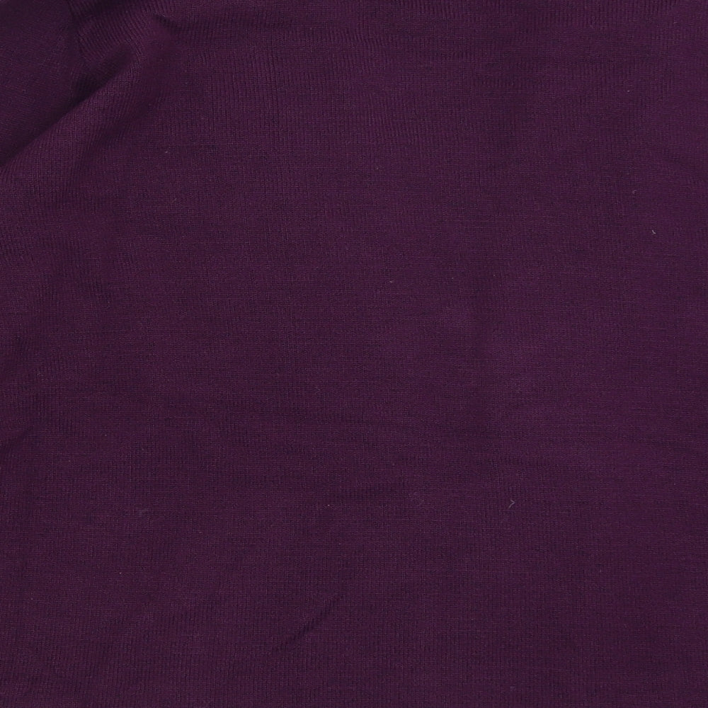 Womens UK Size M ME Purple Cardigan Jumper