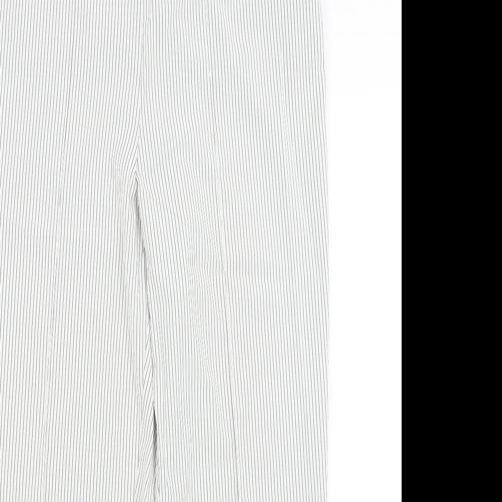 Womens UK Size 16 BM Regular Fit  White Trousers